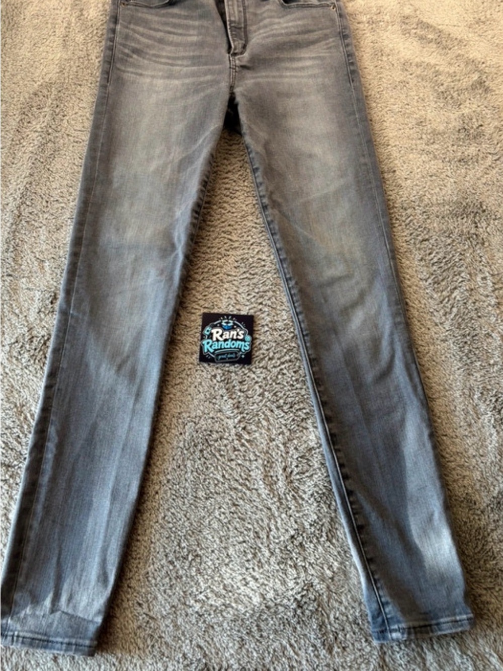 Abercrombie & Fitch Gray Skinny Jeans - Washed Grey